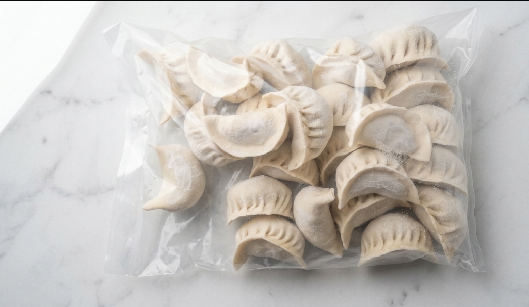 Beef & Ginger handcrafted frozen dumplings pack